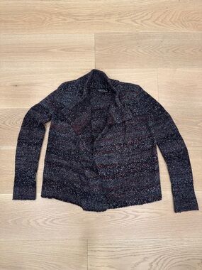 Cozy Open-Front Women's Cardigan Sweater - Dark Heather